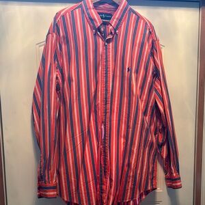 Men's Striped Button-Down Shirt
